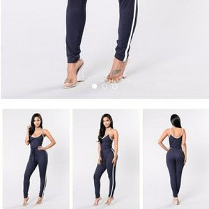 Blue Fashion Nova Jumpsuit